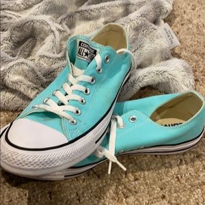 Converse all star mint green 11 W 9M worn twice